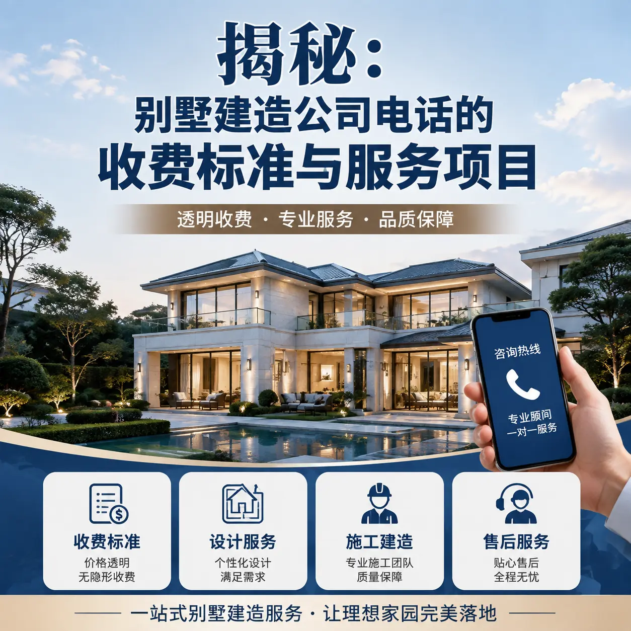 揭秘：河北别墅建造公司电话的收费标准与服务项目