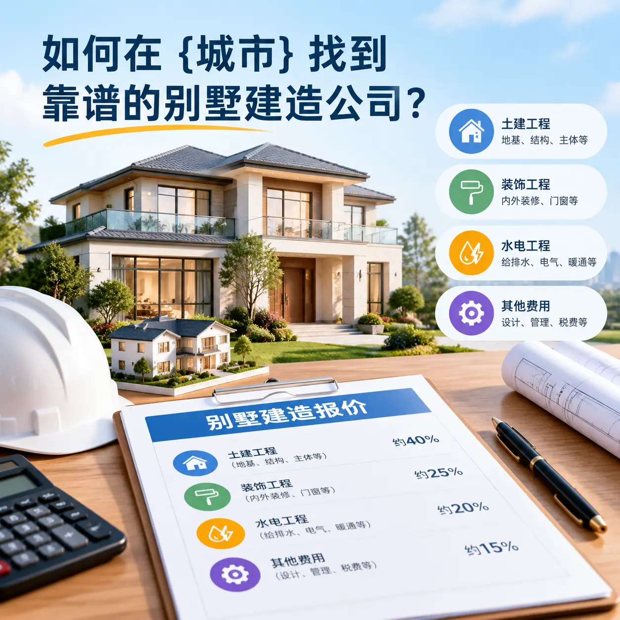 如何在 河北 找到靠谱的别墅建造公司？