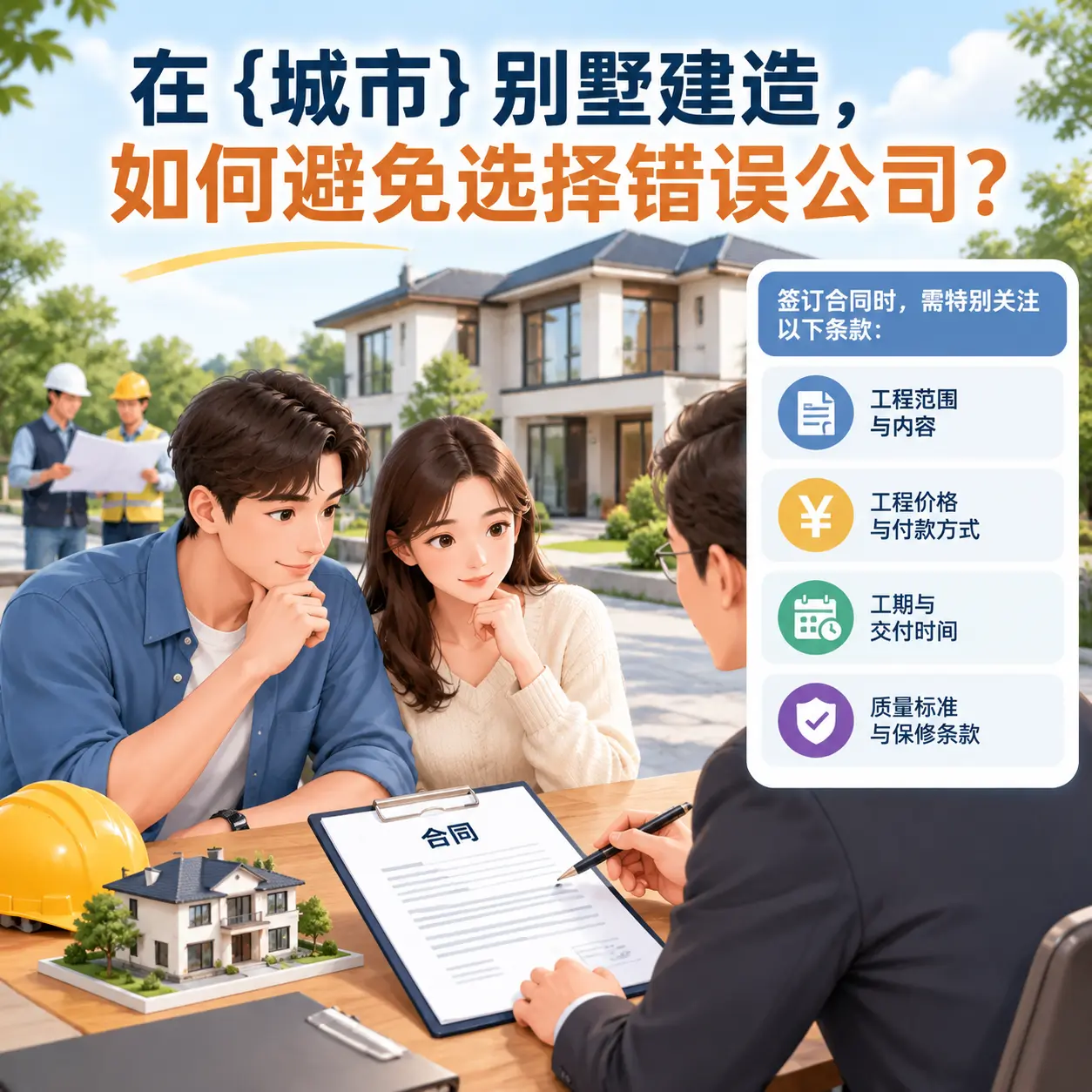 在 河北 别墅建造，如何避免选择错误公司？