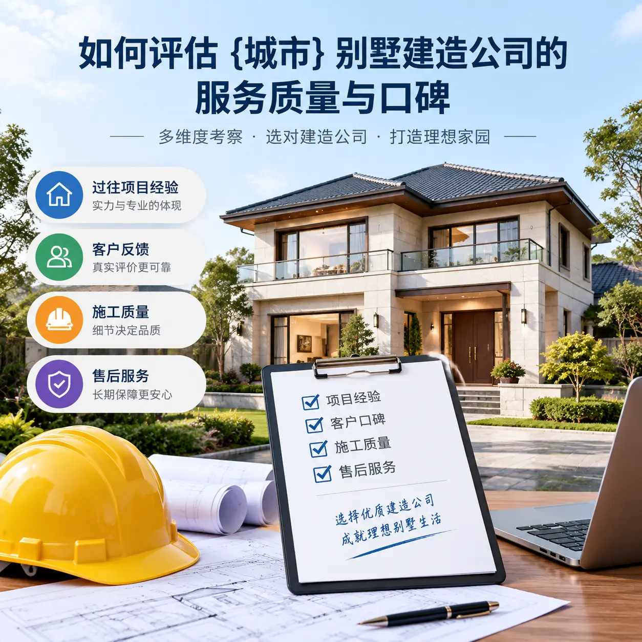 如何评估 河北 别墅建造公司的服务质量与口碑