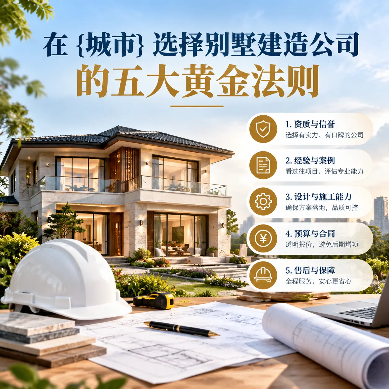 在 河北 选择别墅建造公司的五大黄金法则