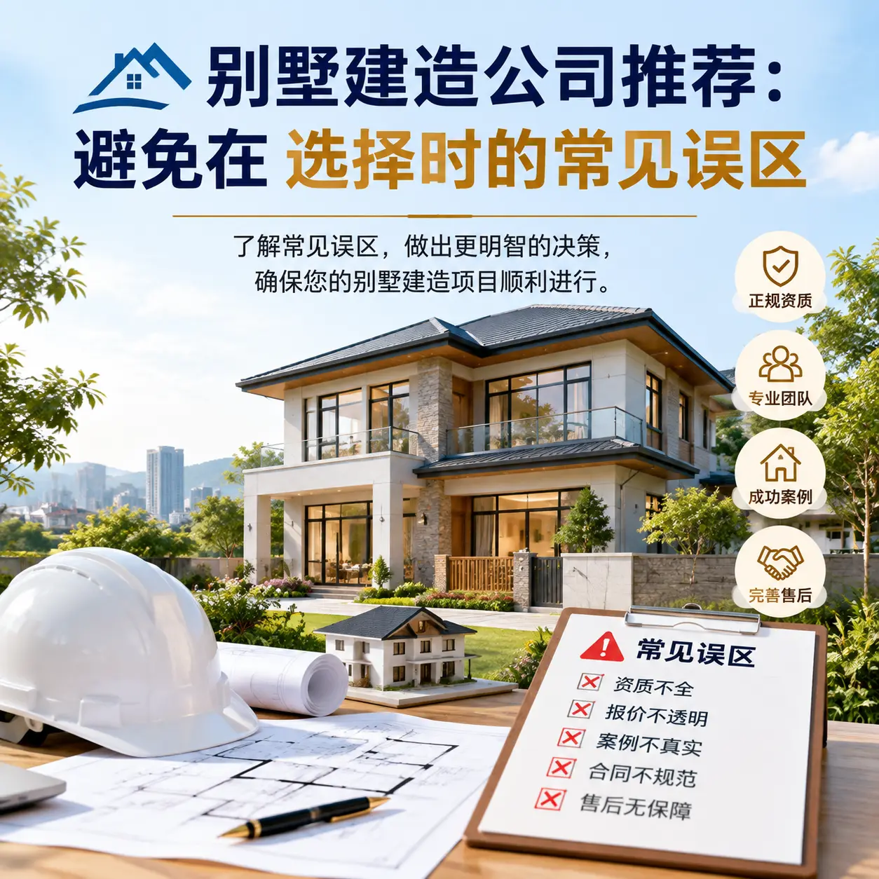 别墅建造公司推荐：避免在 河北 选择时的常见误区