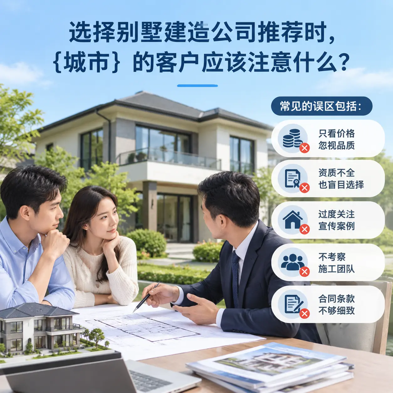 选择别墅建造公司推荐时，河北 的客户应该注意什么？