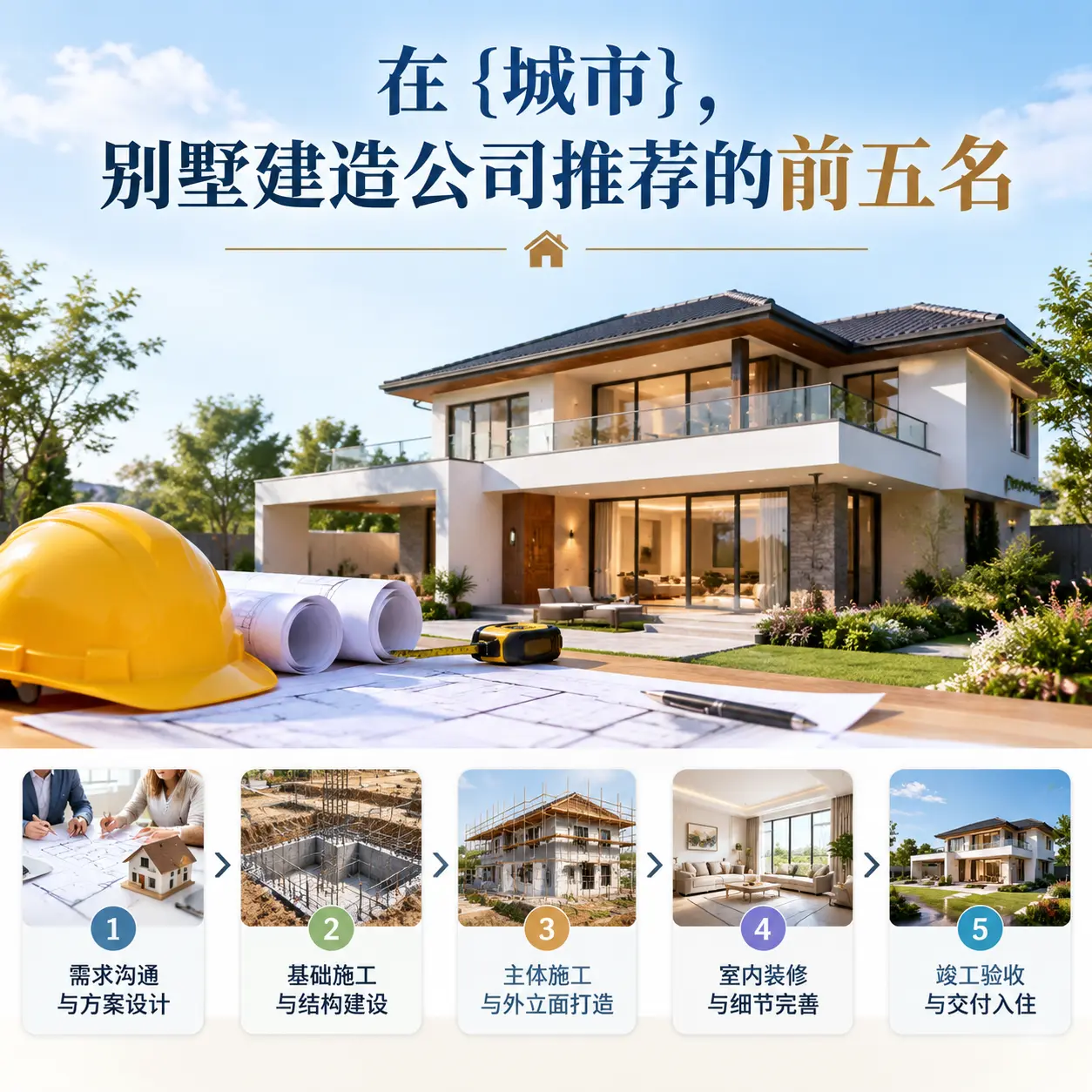 在 河北，别墅建造公司推荐的前五名