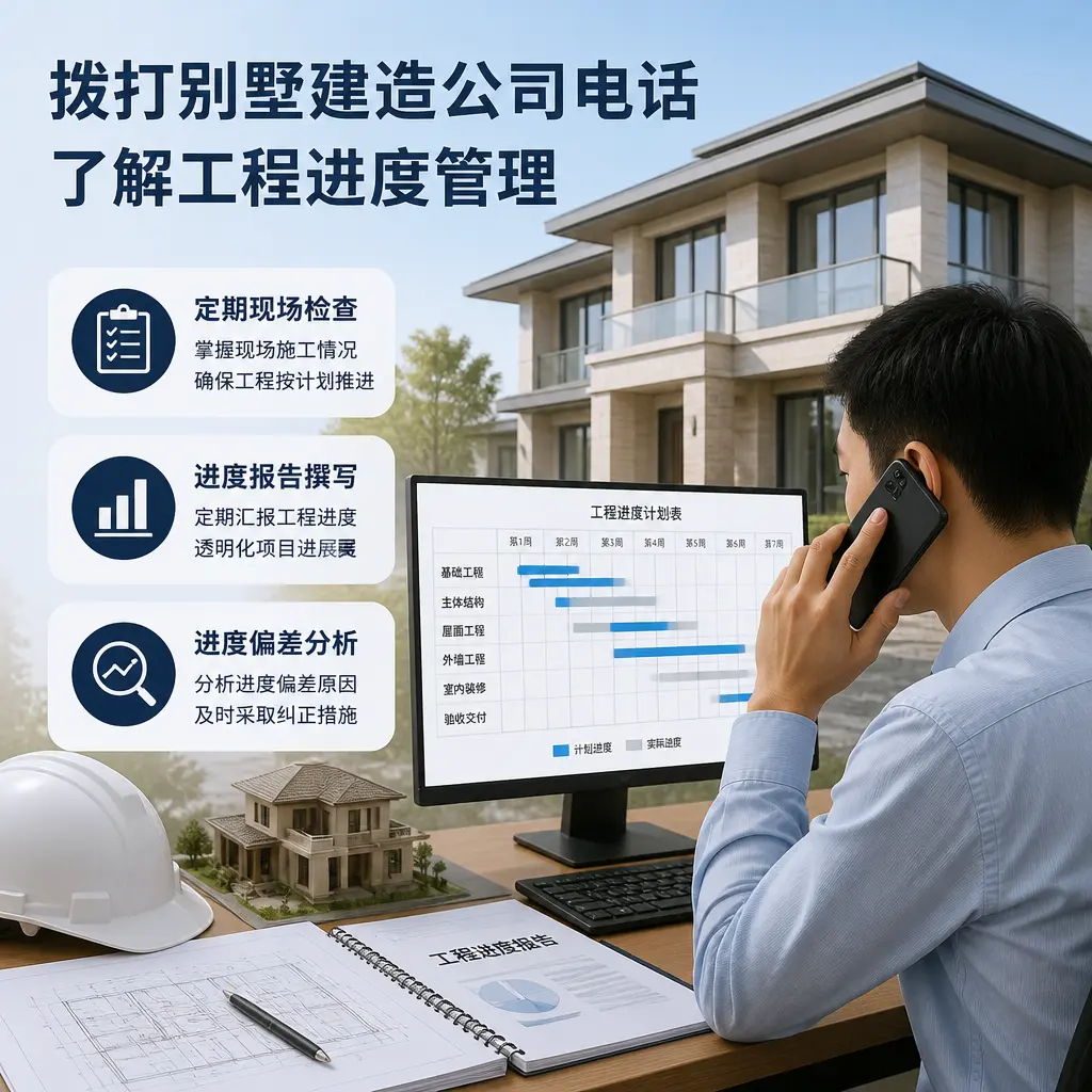 拨打河北别墅建造公司电话，了解工程进度管理