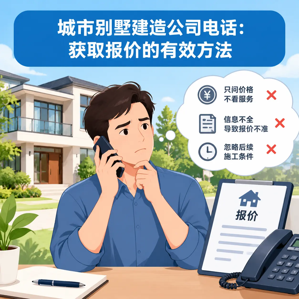 河北别墅建造公司电话:获取报价的有效方法