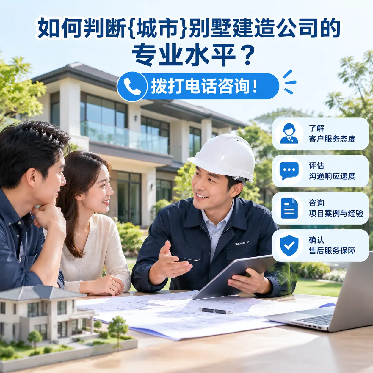 如何判断河北别墅建造公司的专业水平？拨打电话咨询！
